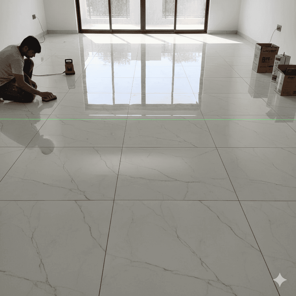 Badi Tiles Lagane ka Best Tarika