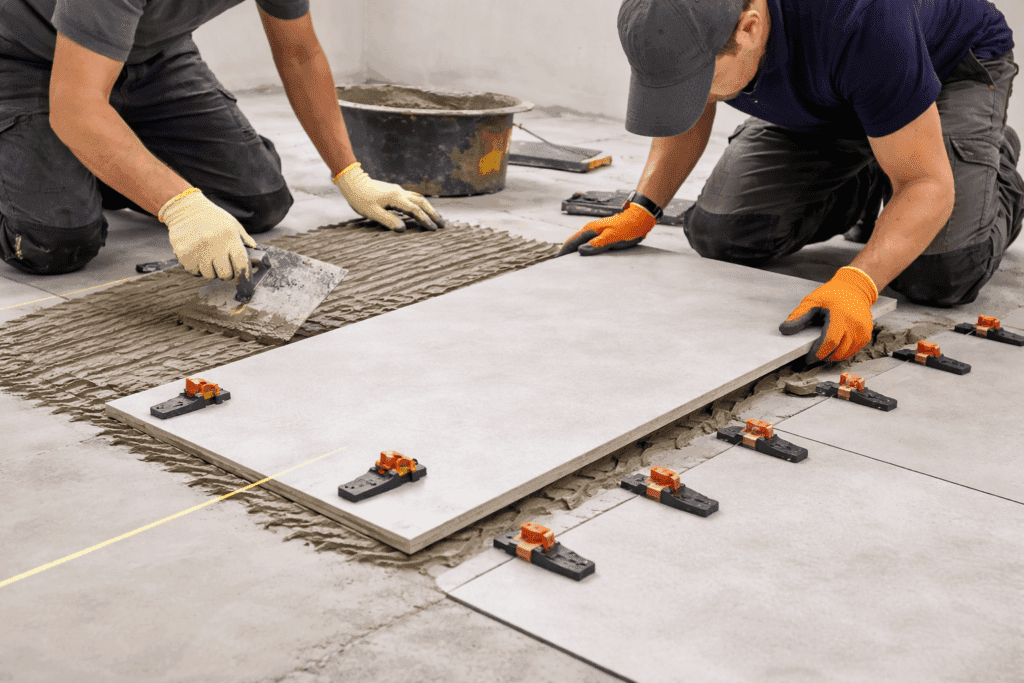 2x4 ka tile lagane ka sahi tarika step by step process