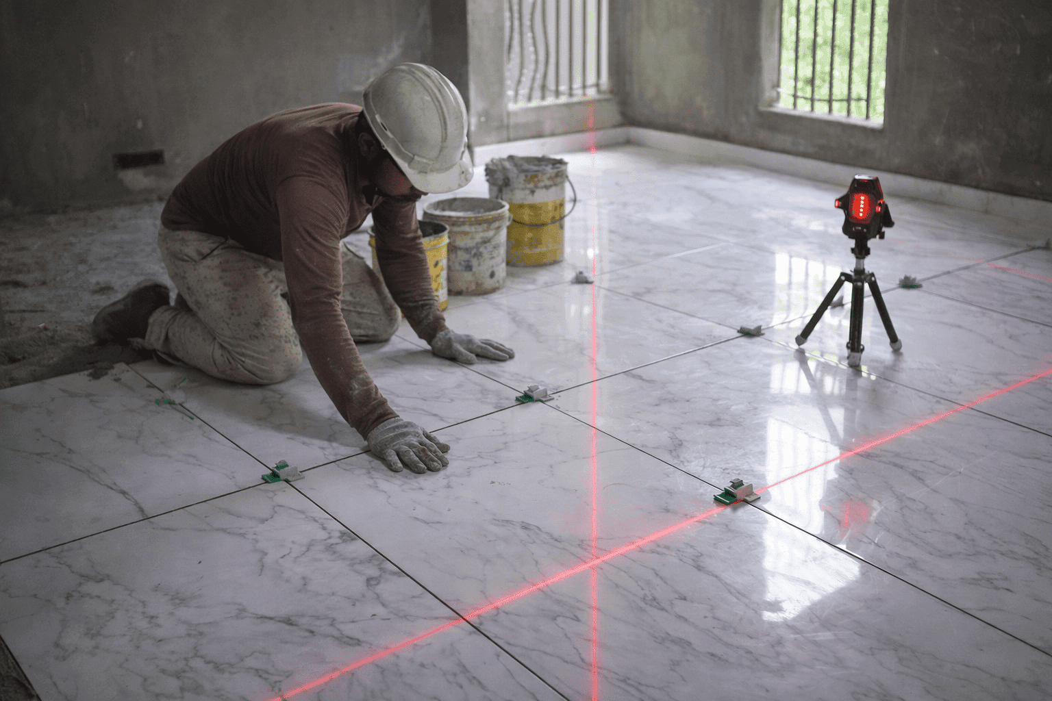 2x4 ka tile lagane ka sahi tarika step by step process